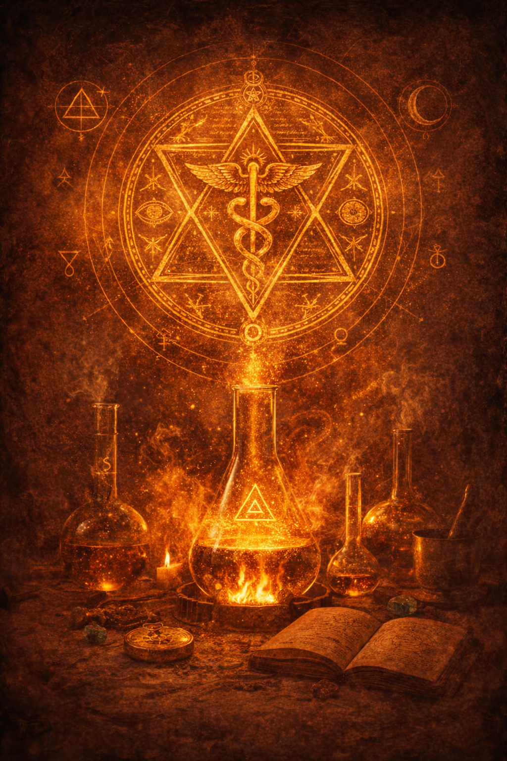 The Alchemical Process. Occult alchemy guides