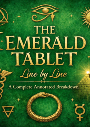 Emerald Tablet line by line decoded
